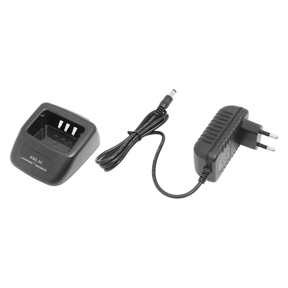 Cargador de escritorio de batería para Walkie Talkie KSC-35 para KENWOOD KNB-45L KNB-45 para Radio bidireccional