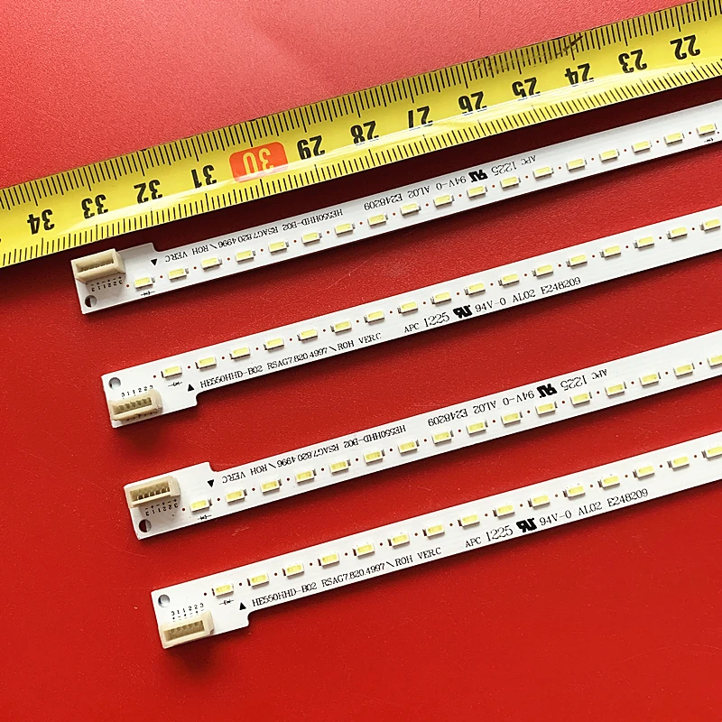 4pcs 100% NEW LED backlight strip 33.5CM 54LED LED55XT770G3D RSAG7.820.4997 4996 HE550HD-B01