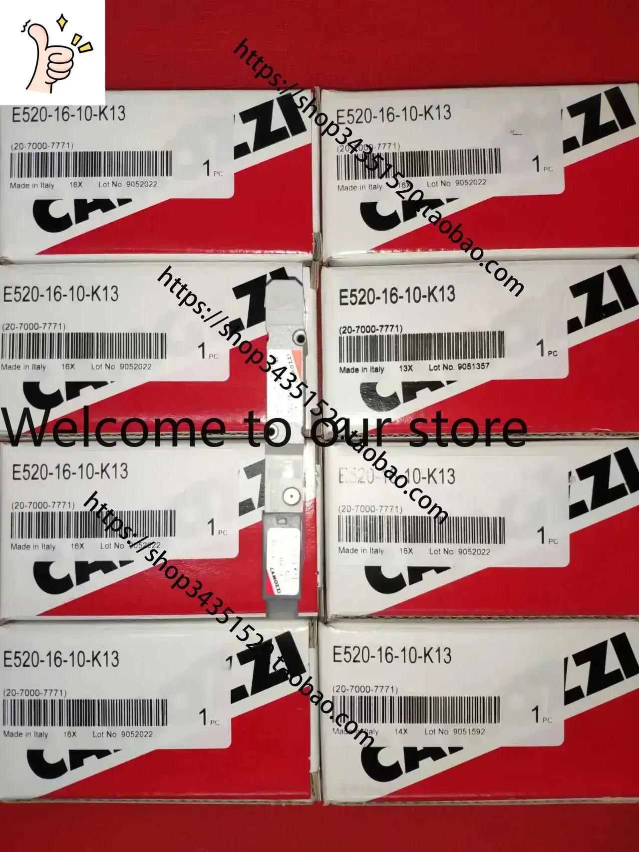 2026.4Customized COMAZZI Kangmaosheng E520-16-10-K13 Two Position Five Way Solenoid Valve E520-11-10-K13 Pneumatic Control