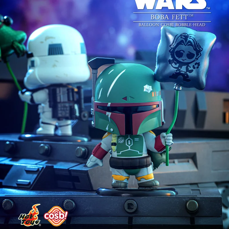 ใหม่ของแท้ HotToys Star Wars บอลลูน Party Series COSBI กล่องตาบอด Mini Figurine ของเล่นสะสมของขวัญ