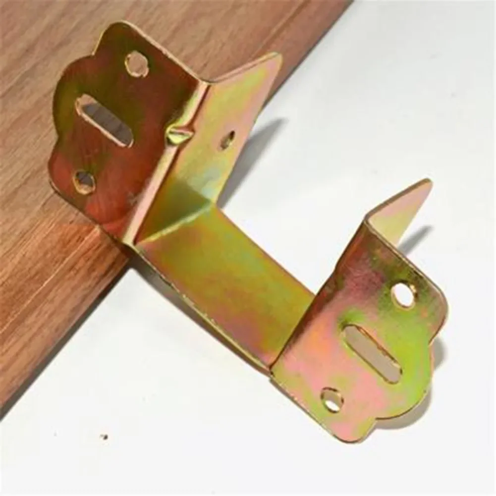 New Practical Bed Rail Brackets Bed Hinge Bed Support Fixed Bed Furniture Hardware Replacement 2pcs Set 35/40mm