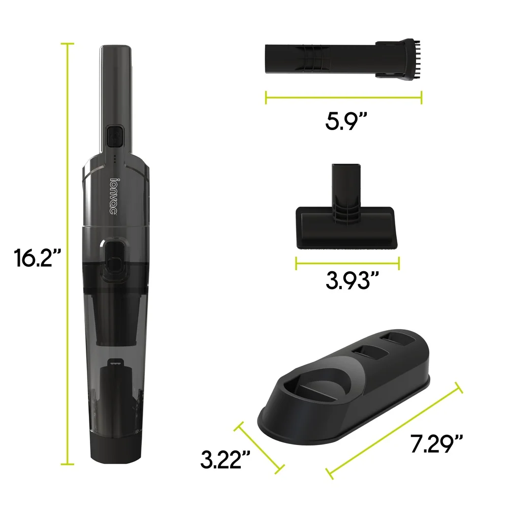 Kabelloser Handstaubsauger, 5 V, leistungsstarke Saugkraft mit USB-Aufladung, Fugendüse, Polsterdüse, Ablagefach, HEPA-Filter