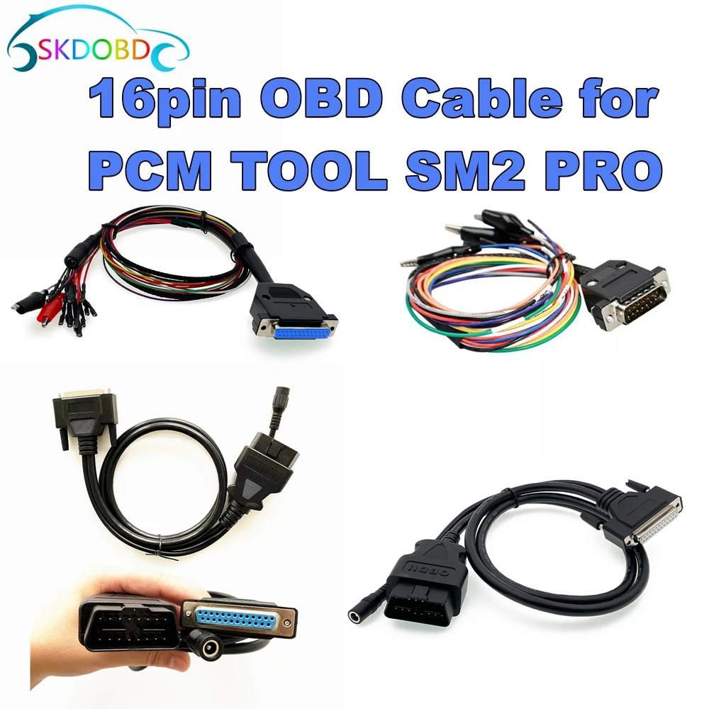 Durable SM2 PRO J2534 VCI KTM FLASH Commodity Accessories 14P 600KT02 DB15 DB 25Pin with GPT Function Purple PCB