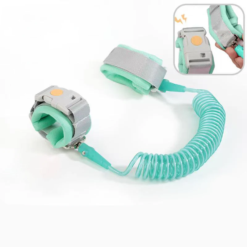 Corda anti-smarrimento per bambini Cintura di sicurezza per bambini Cintura da polso regolabile anti-smarrimento Cinturino da polso con corda di trazione per neonati