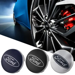 54/56/60mm Original Car Wheel Center Hub Caps Sticker Cover For Ford Kuga Transit Ecosport Focus Ranger Mondeo Mustang Fusion ST