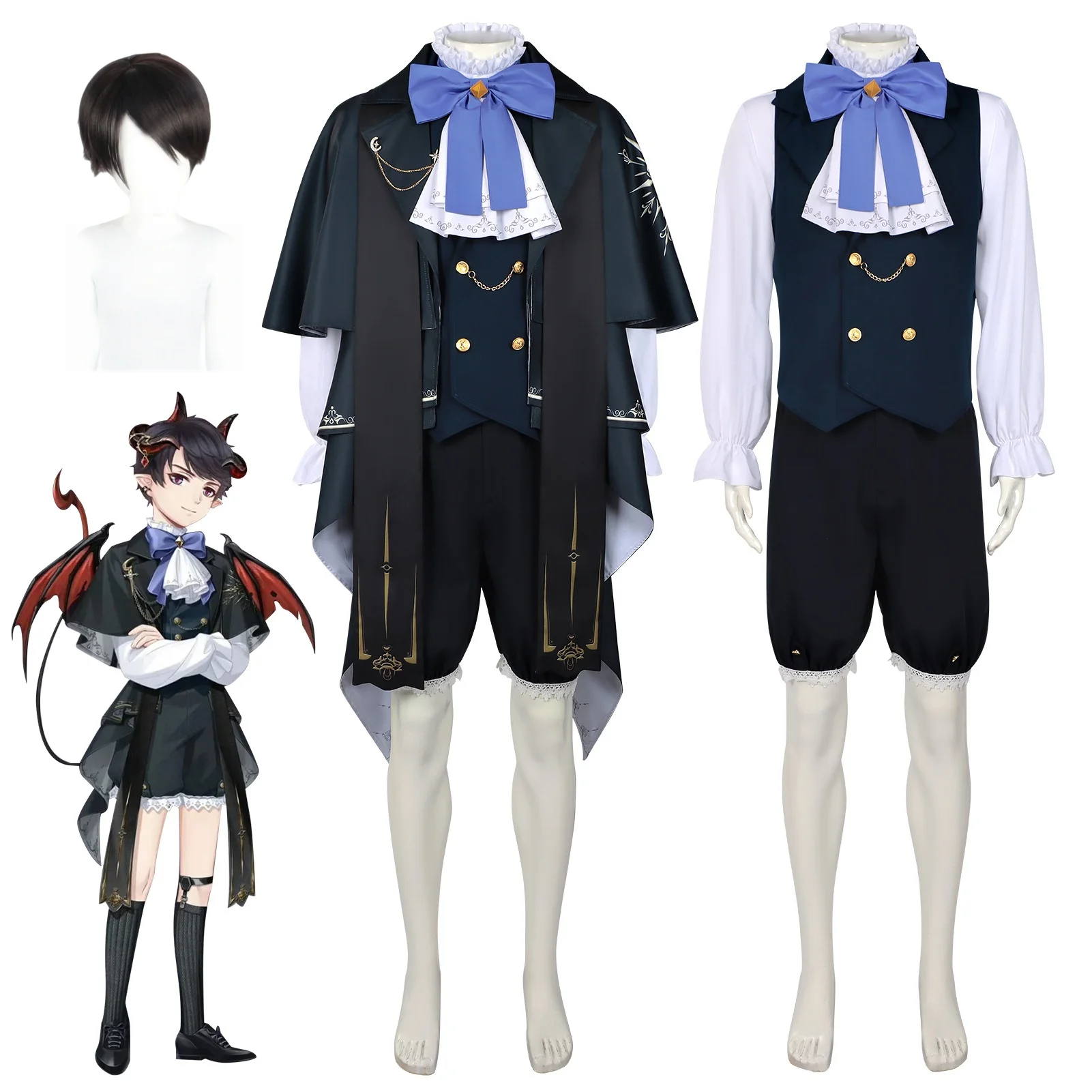 

EVOL LOVE Victor Cosplay costume Wig Li Ze Yan Halloween Christmas Role Playing Party