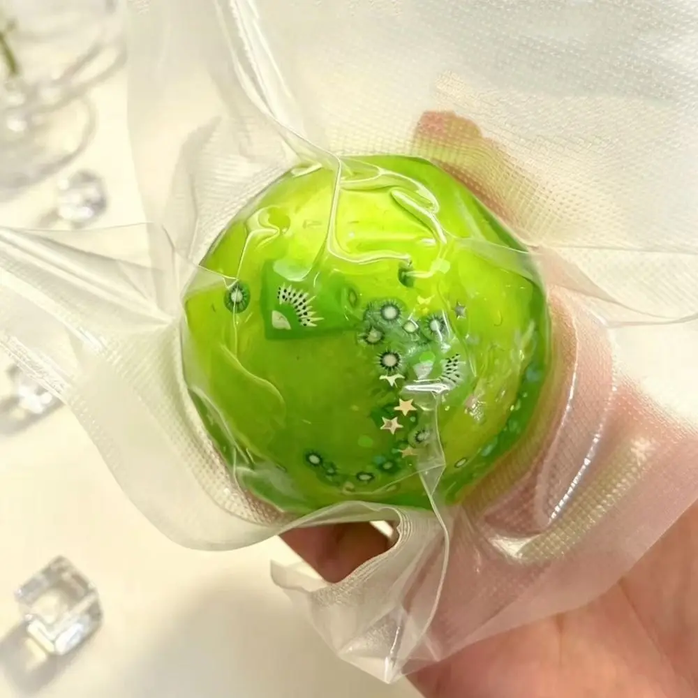 Satisfying Sound Crispy Squishy Ball Non-bounce Shapable Wax Crunchy Squishy Pinch Handmade Sensory Fidget Ball Kids Adults
