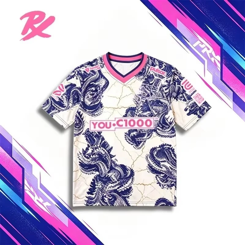 Paper Rex 2026_27 DinoMarine Series Jersey VCT Game Esports Club PRX White Uniform Fans Suitable for Both Adults and Children