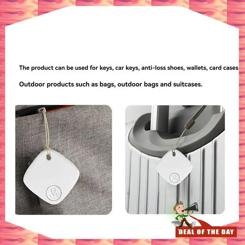 24-Hour Delivery Mini Smart GPS Tracker 3Pcs Set For Iphone Find My App, Key Finder High-Precision Location Tracking Position Re