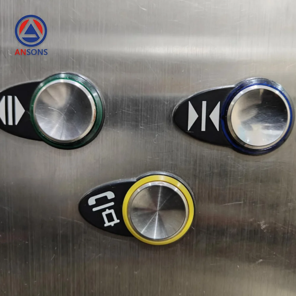 OTIS Elevator Button Black Character Slice Ansons Elevator Spare Parts