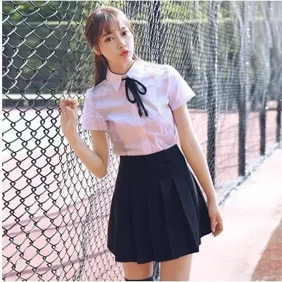 Summer Gril JK Uniforme scolastica Stile britannico Senior Middle School Gonna con bretelle Giovani ragazze