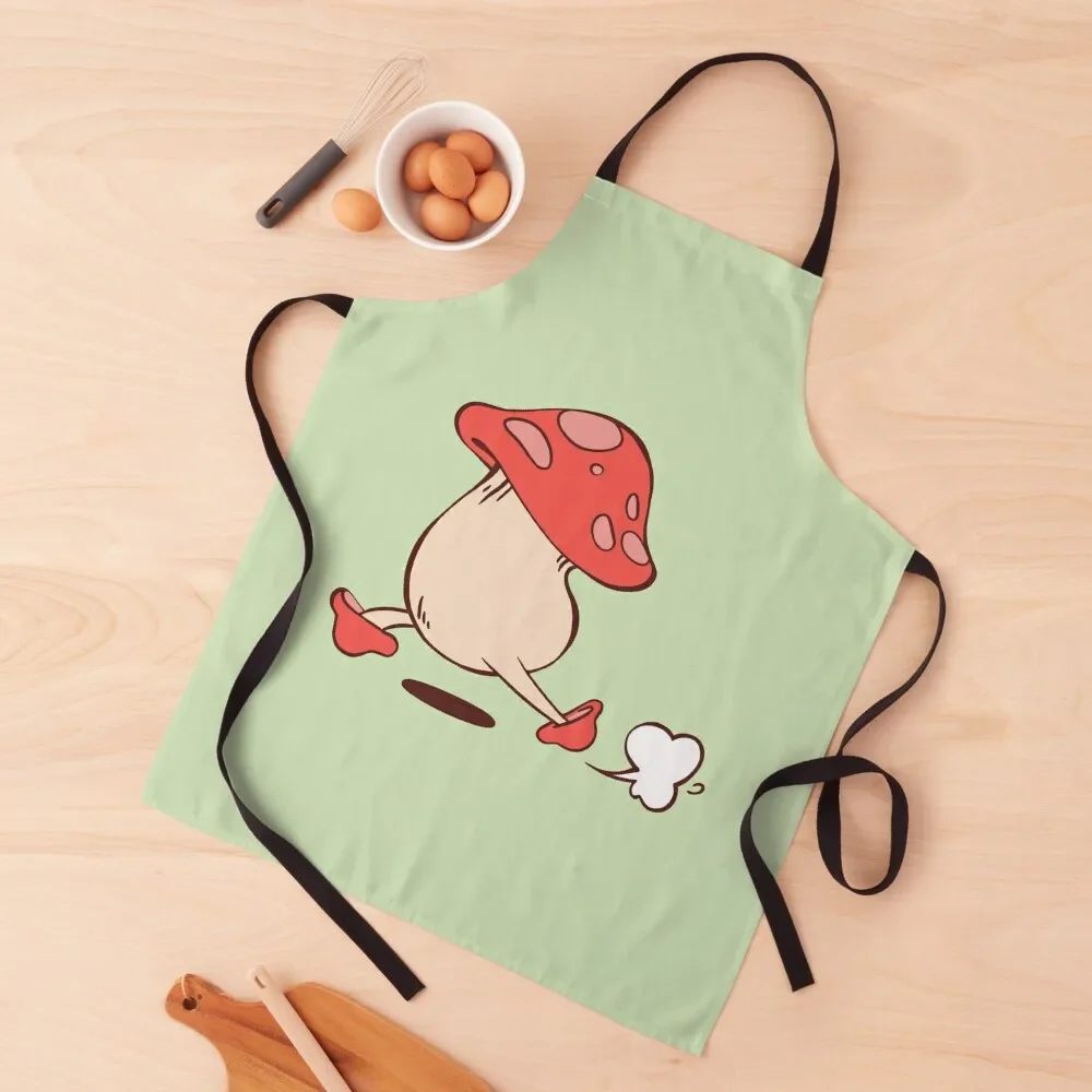 Running mushroom! Dungeon Meshi Dunmesh Apron chefs Kitchens For Men Men kitchen Apron