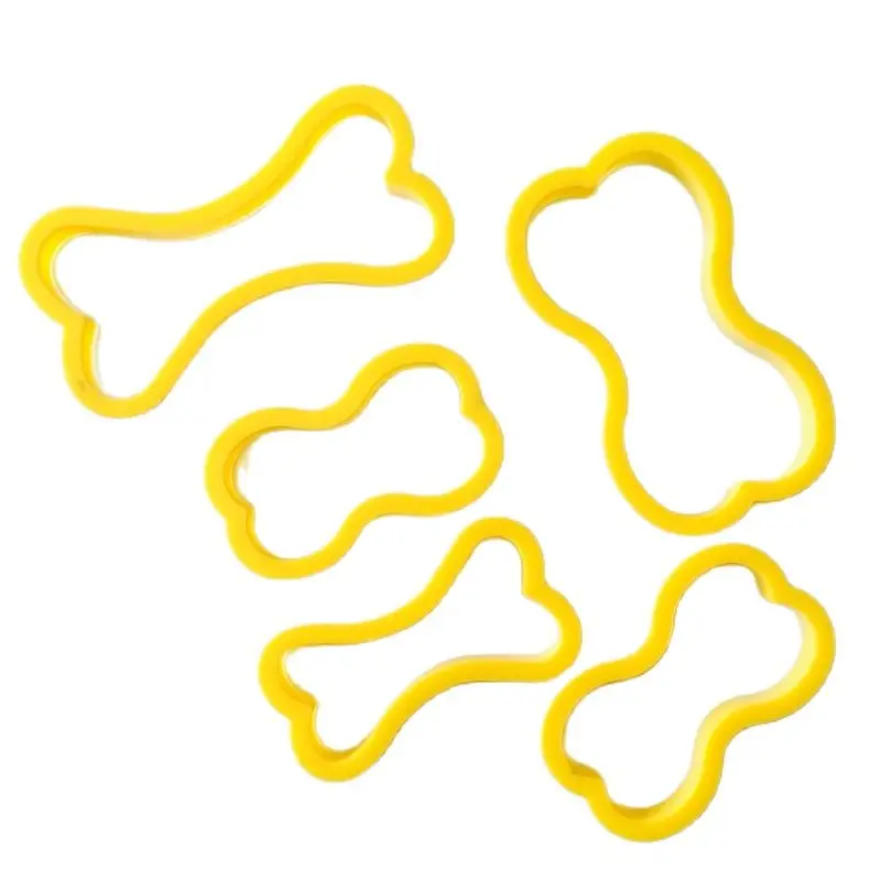 

5 pcs/lot Bone Shape Modelling Plastic Fondant Sugar Craft Cake Decorating Tool Cake Mould Cookie Cutter E547