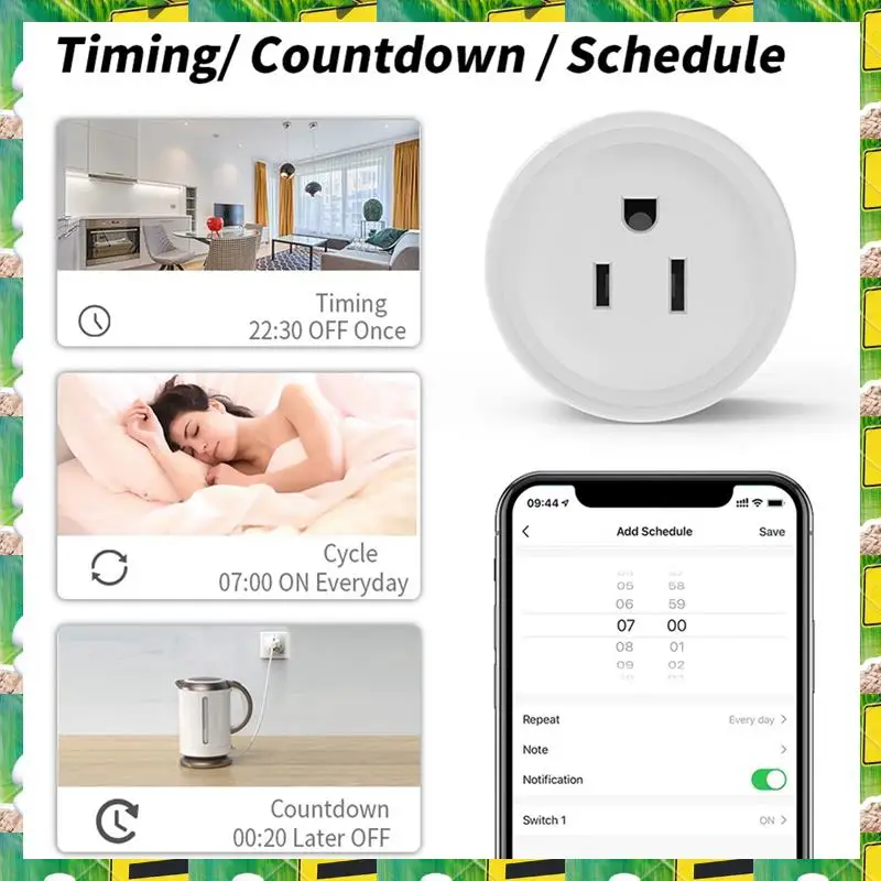 3C Electron Zigbee Smart Voice Control 16A With Power Monitoring And Timing Function For Alexa Google US Plug,Zigbee Smart Voice