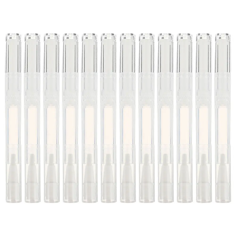 

15pcs Transparent Empty Nail Oil Pen Refillable Container For Nail Polish Eyelash Growth Lip Gloss Nutrition Oil