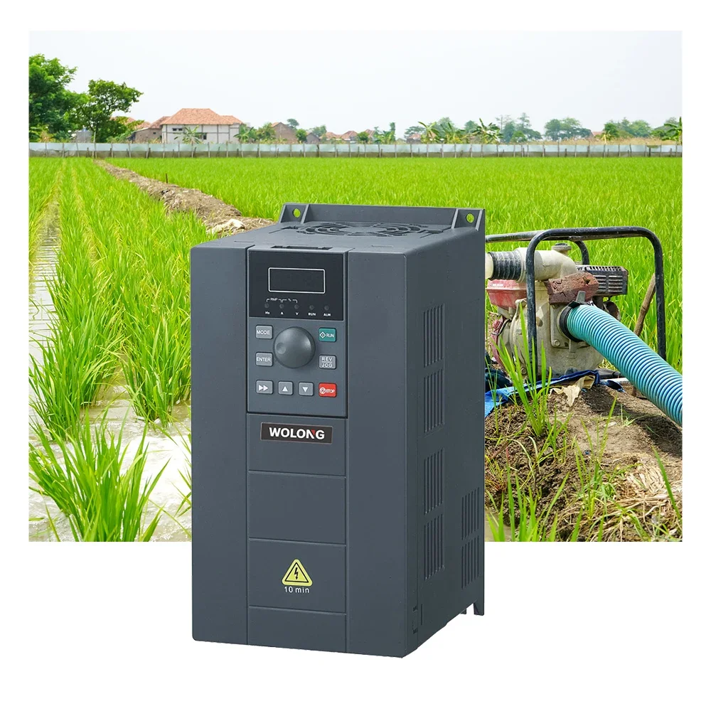 

【Hot】WOLONG WD270-0110G3 High Performance 11kW DC/AC Solar Pump Inverter 99% Efficiency 18-Month Warranty Single/Three Phase for