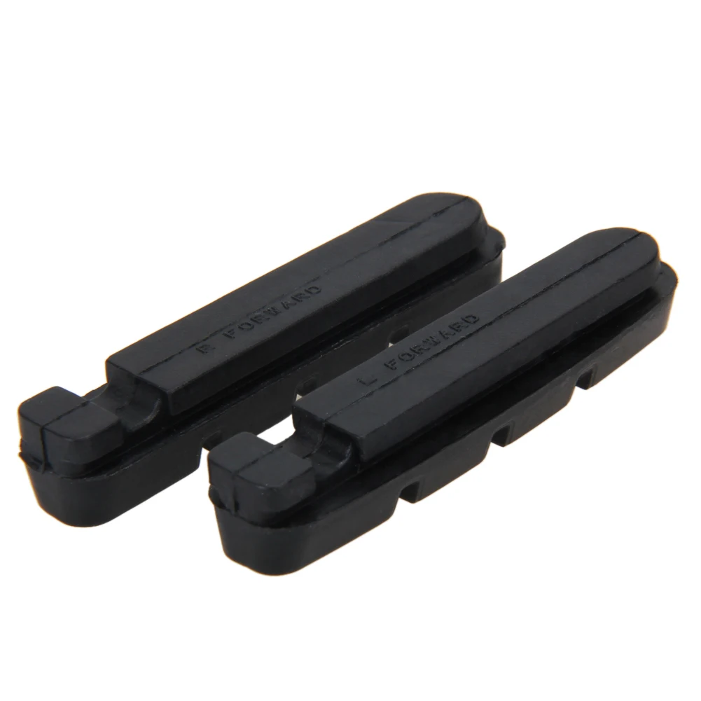 4pcs Shoe Holder Cycle Brake Hoof Part Road Bike Brake Pads Brake Shoes Rubber Blocks Replacement for Shimano BR