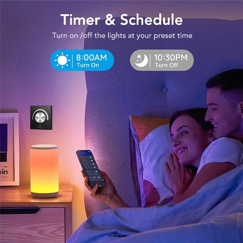 【Горячие продажи!】Поворотная стеклянная панель, светодиодный контроллер постоянного напряжения, 12 В, 24 В постоянного тока, умный диммер, WIFI, приложение TUYA, облачное управление