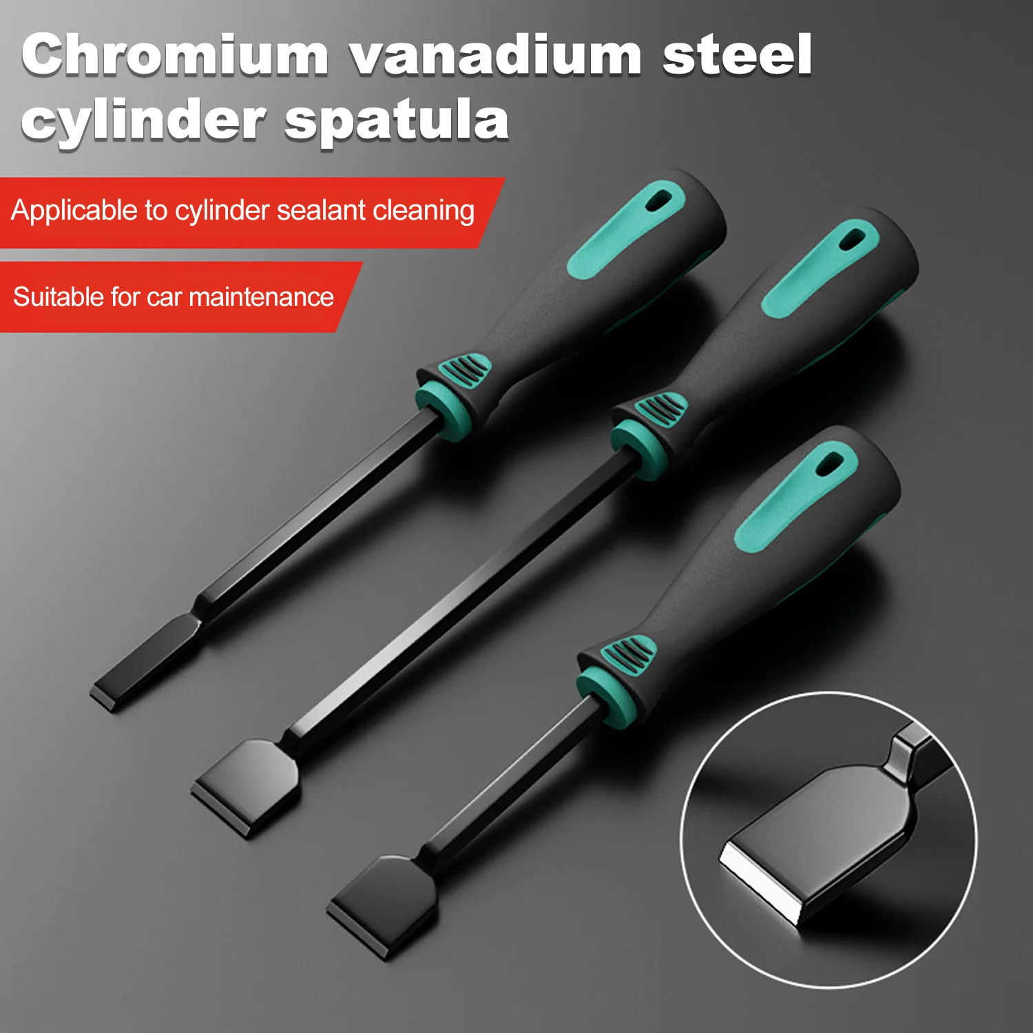 3pcs Motorcycle Gasket Scraper Rust, Motor Cleaning Car Engine Cylinder Oil Dirt Cylinder Sealant Clean-up Supplies