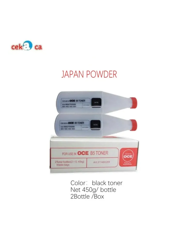 2PCS/Lot JAPAN Toner For Oce B5 Toner 1070066545 25001843 9600 TDS 300 400 600 TDS300 TDS400 TDS450 TDS600 Printer Toner Ink