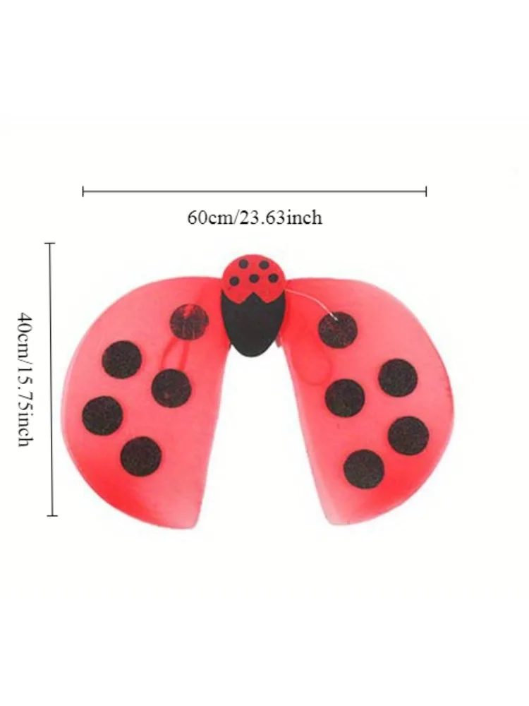 Ensemble complet d'accessoires CÔTÉ cinelle, fournitures de fête, cadeau d'anniversaire, jeu de simulation, rouge et noir, pois