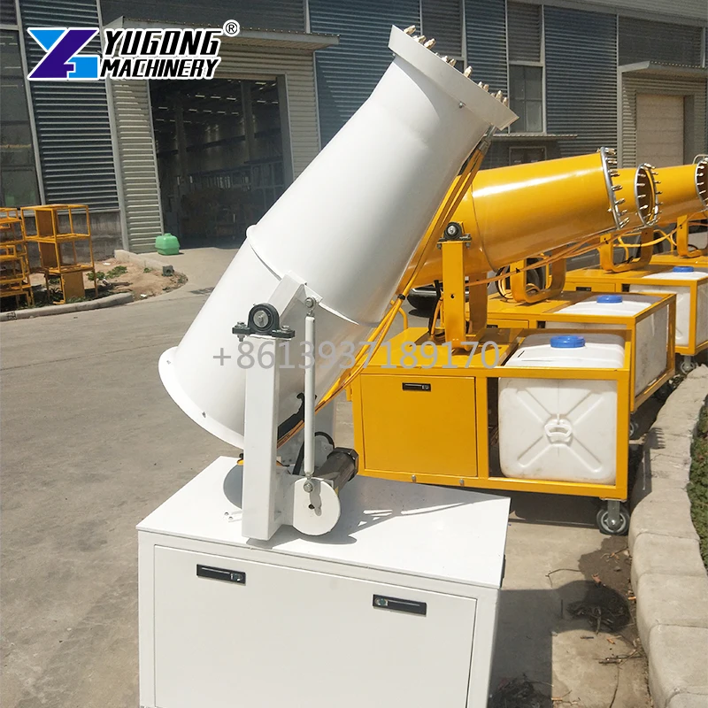 30M الذكية رذاذ الضباب المياه شبكة النار مدفع الصناعية المرطب آلة تعفير الحرارية لساحة الحجر