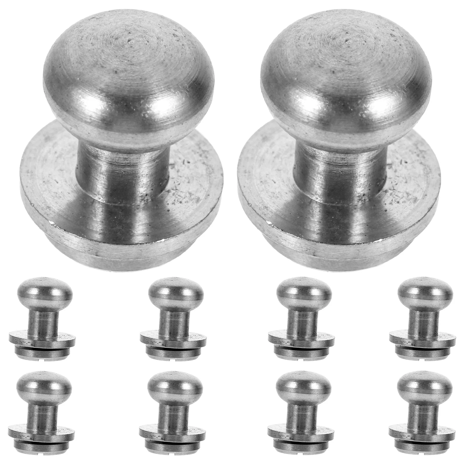 

10Pcs Stainless Steel Drawer Knobs Round Cabinet Handles Furniture Hardware Dresser Closet Door Kitchen Accessories