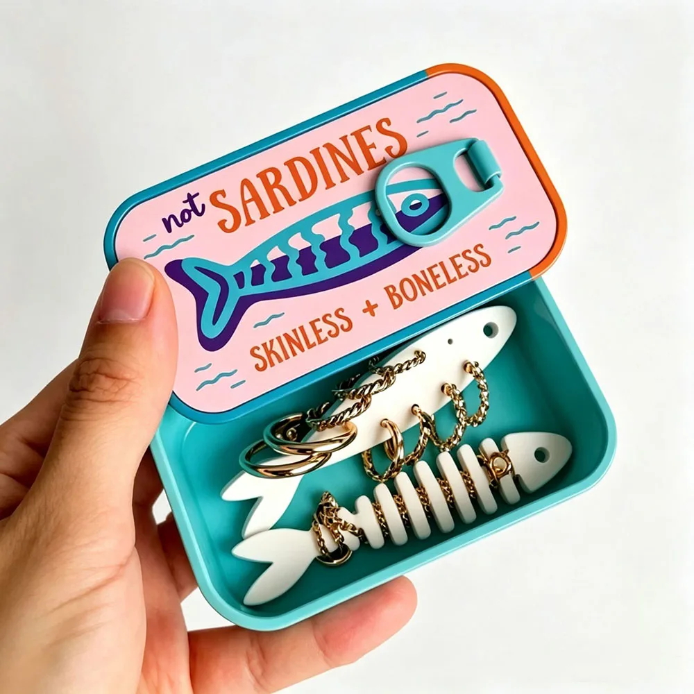 Adorable Resin Mini Bed Accessory Storage Box Hand Painted Tomato Decoration Ideal Thoughtful Gift to Send Friends