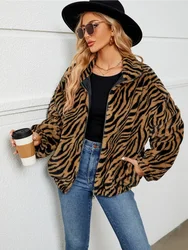 Winter frauen Warme Faux Pelzmantel Zipper Up Jacken Freizeit Frauen Shaggy Pelz Jacken Dicken Flauschigen Luxus Bontjas Oberbekleidung 2023