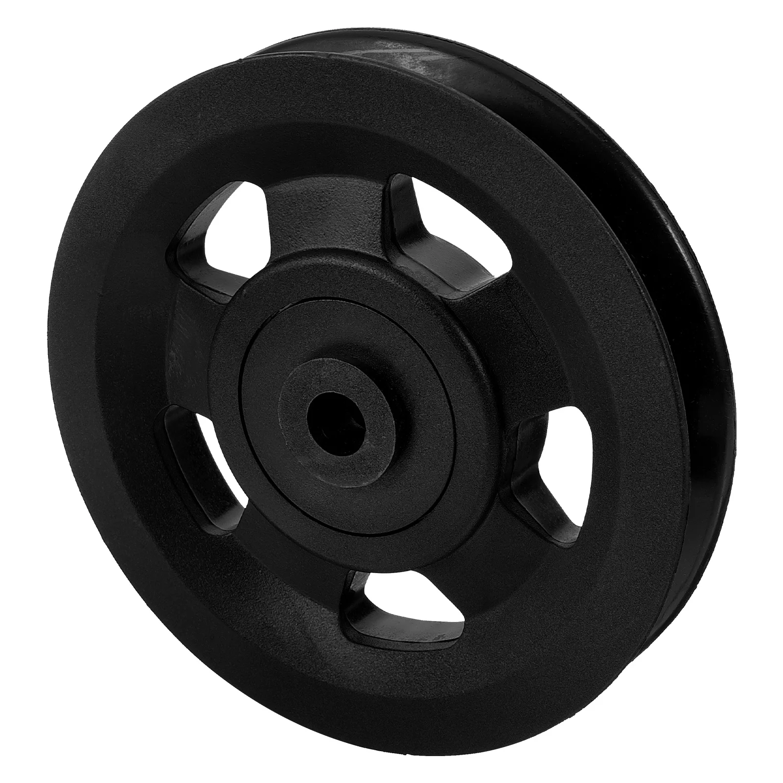

Fitness Equipment Wheel 10x114x20mm Black Nylon Durable Gym Equipment Part Parts Replaceable Accessories