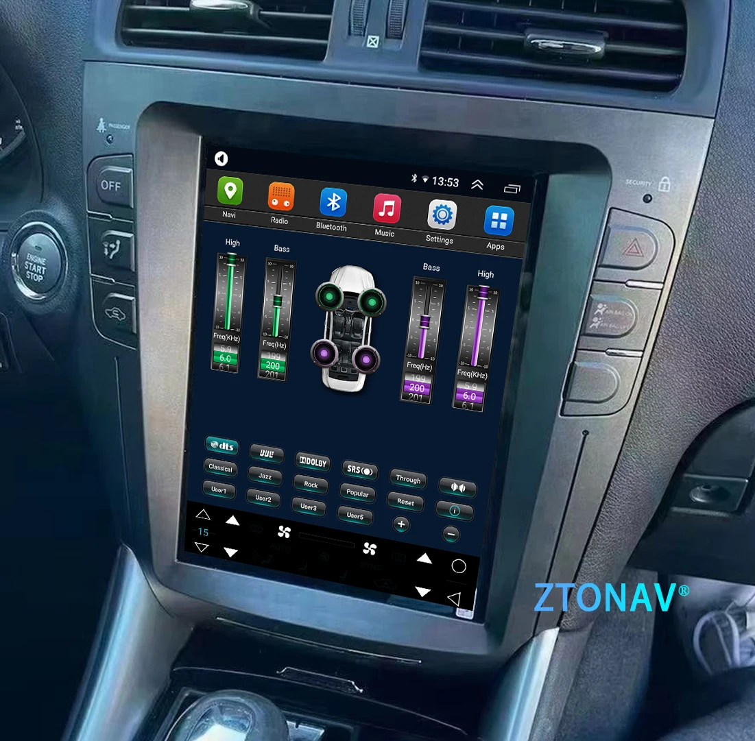 Android Car Stereo For Lexus IS250 2006 2007 2008 2009 2010 2011 2012 Tesla Screen Radio GPS Navi Car Media Player Auto Headunit