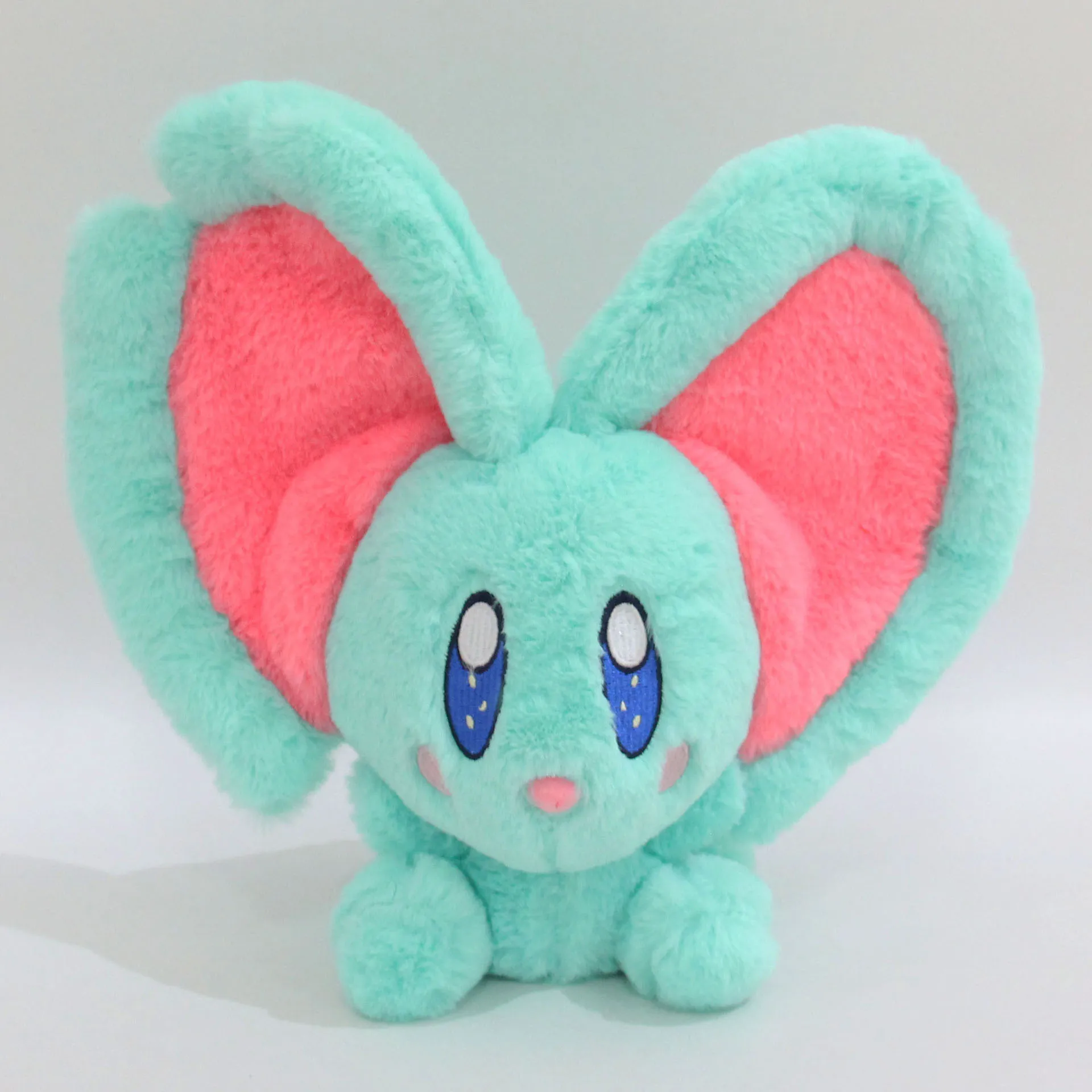 28CM Anime Kirby Doll Kawaii Elfilin Large Ears Rattrap Cartoon Animal Soft Toys Cute Home Room Decor Kids Gift