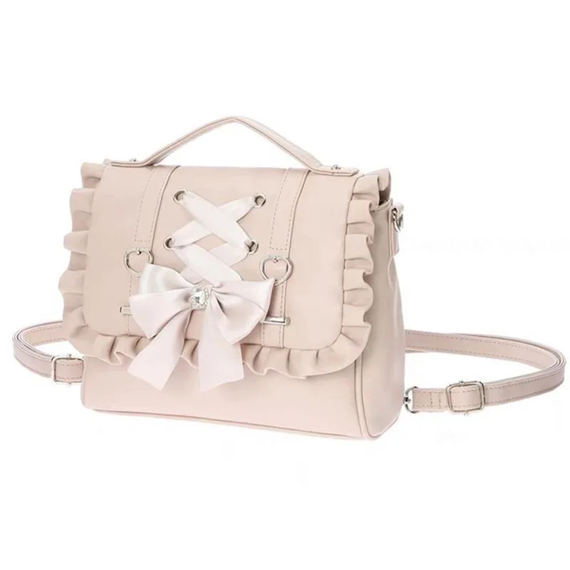 

Women's Lolita Cosplay Accessory Y2K Crossbody Shoulder Bag Pink Cute Girl Project Original Brand Bag 2025 Novelty
