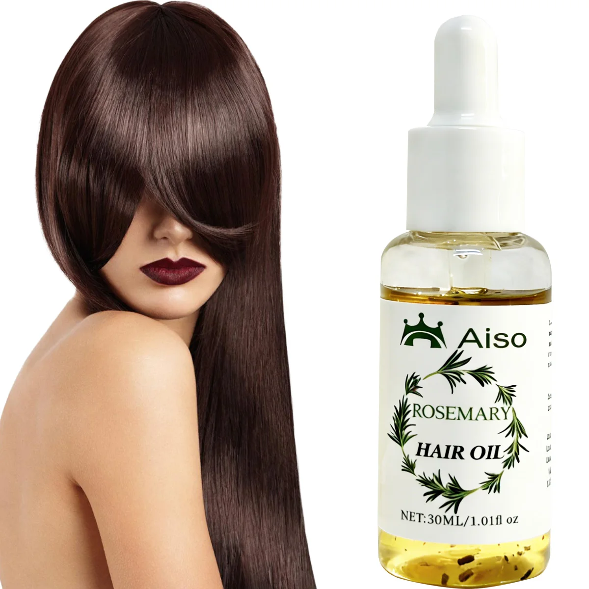 

1pack Rosemary Oil For Hair Rosemary Scalp Hair Oil, All Type & Texture | Straight, Waves & Chemically Hairs Strengthens