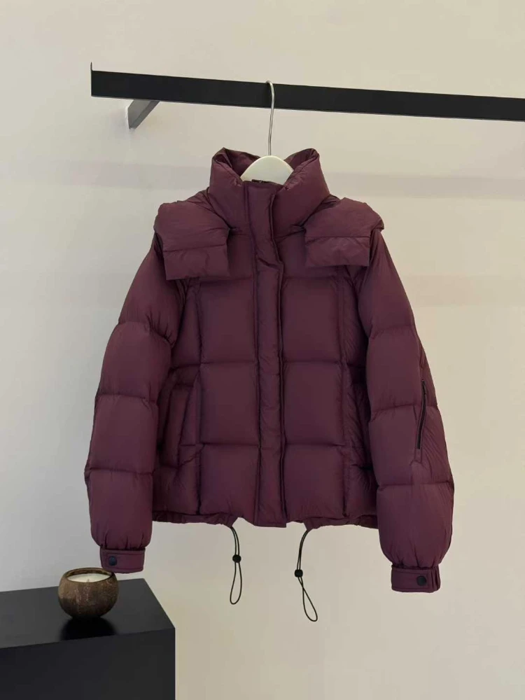 90% pato branco puffer casaco de inverno novas mulheres parkas na moda lazer com capuz quente grosso para baixo jaqueta feminina outerwear streetwear
