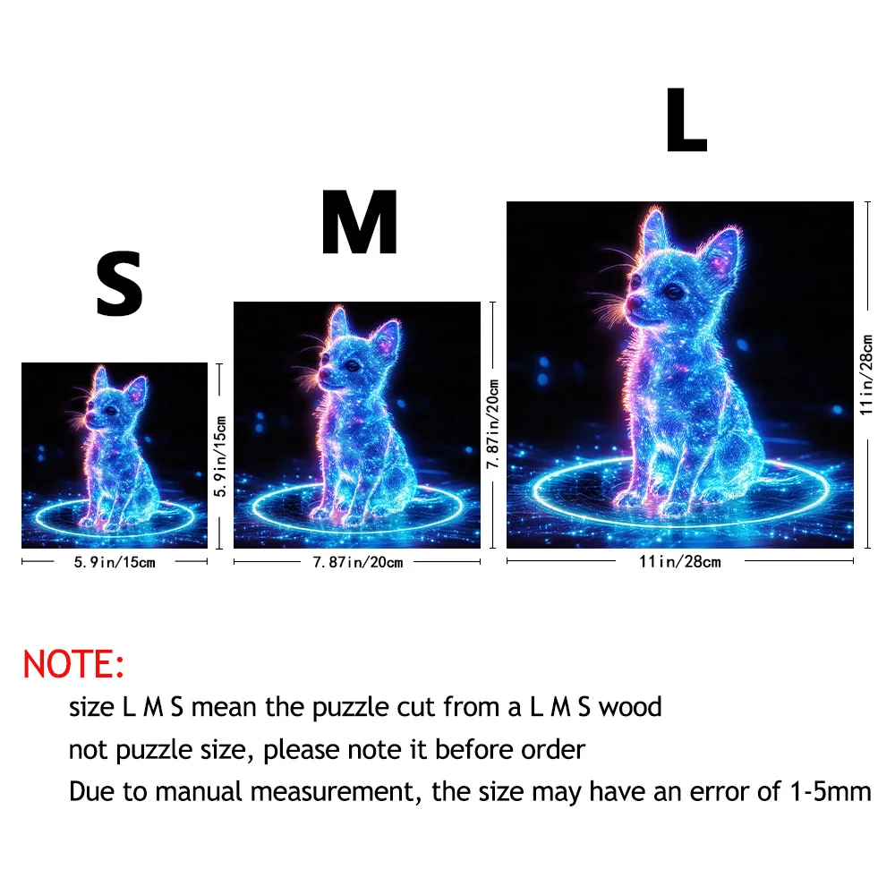 لغز خشبي رائع للكلاب الغريبة | قطع لغز الحيوانات غير النظامية | ديكور المنزل الإبداعي ولعبة تخفيف التوتر للبالغين | هدية مثالية f #6