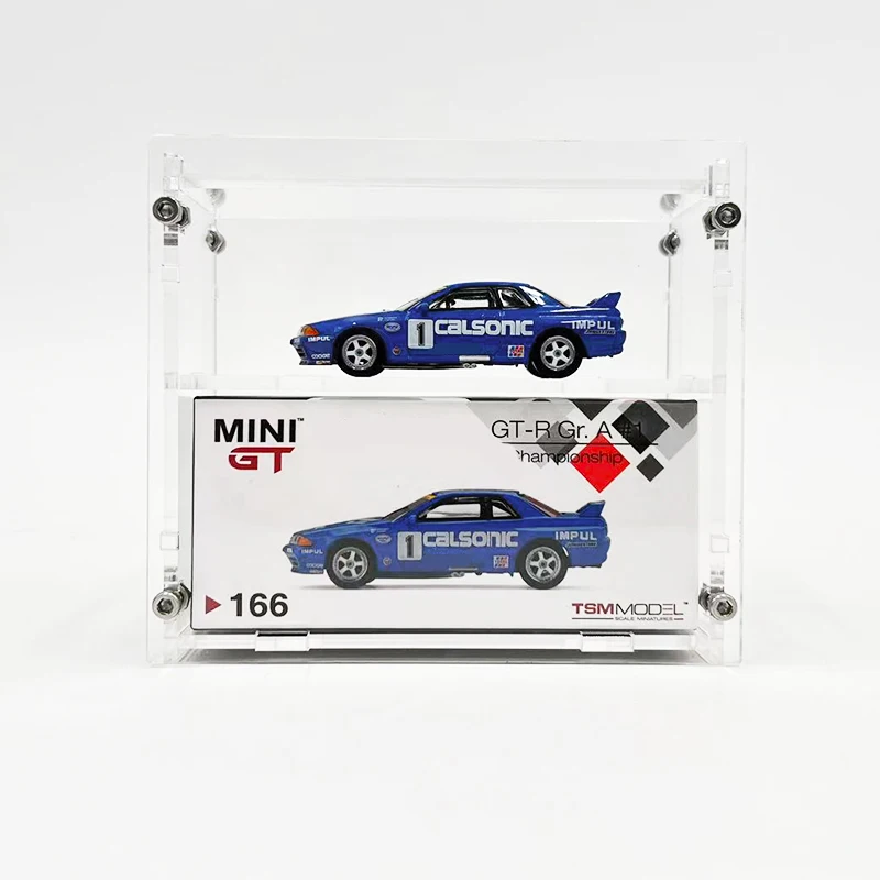 Bob Acrylic 1/64 MINI GT TLV Model Car Display Case For Collection Transparent High Grade Display Box（without cars）