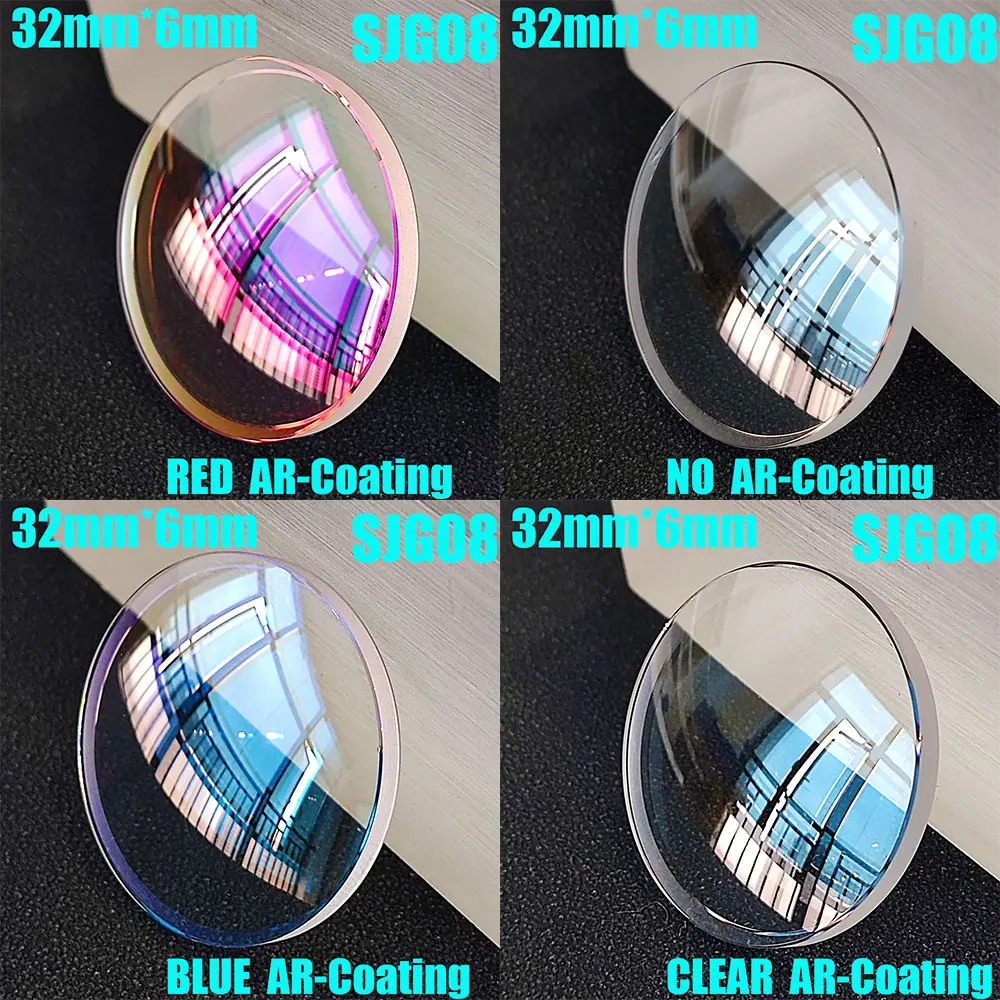 32mm*6mmDouble Dome Sapphire glass For SRP777 SRPC25K1 SRPC91 SRPA21 SNA411 SRPB51 SUN019 SUN023 SNA225 Turtle Samurai Mod Parts