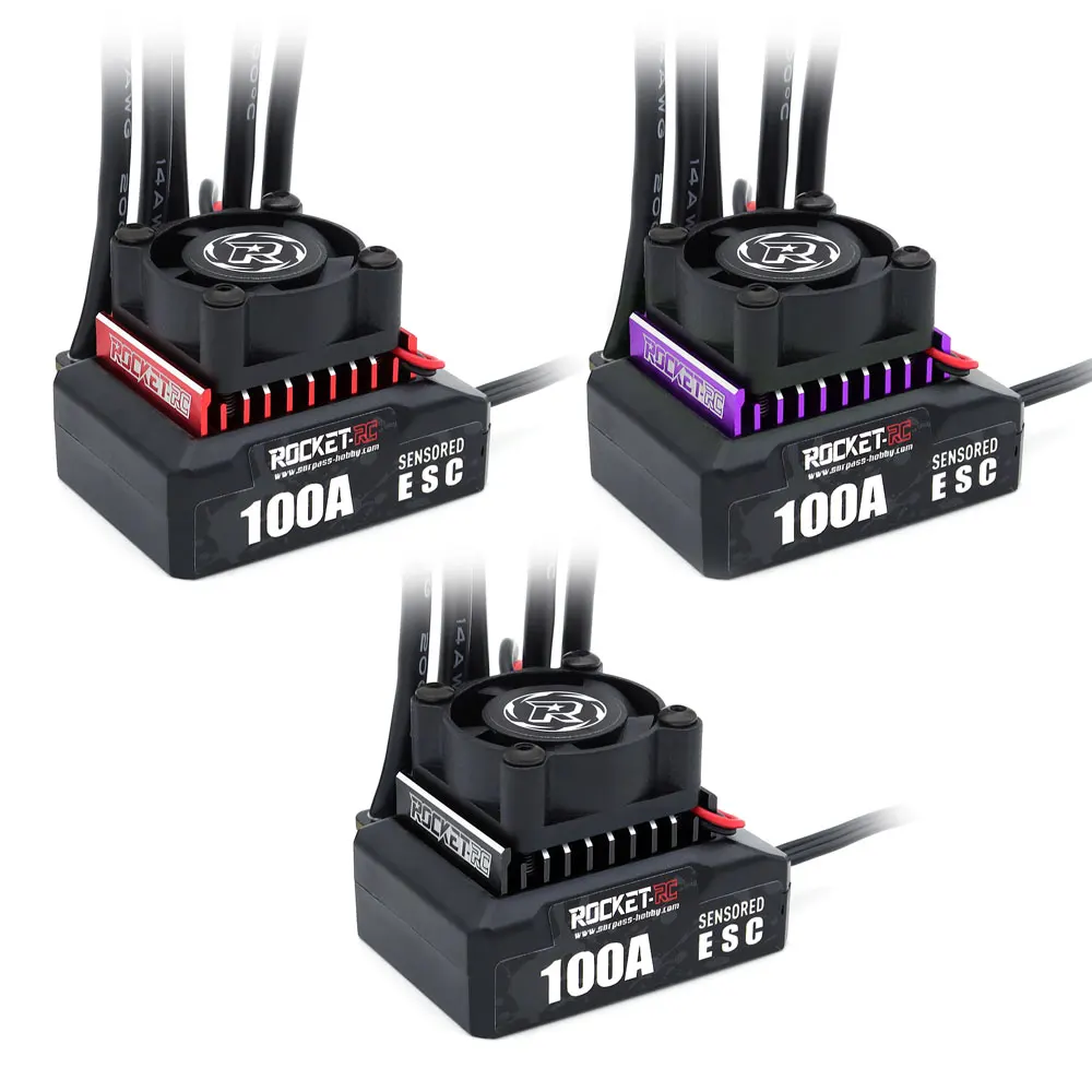 ROCKET-RC TS80 ESC(ブラシレスモーター用) Surpass USA | Rocket-RC TS80-PRO 80A Brushless Sensored ESC for 1