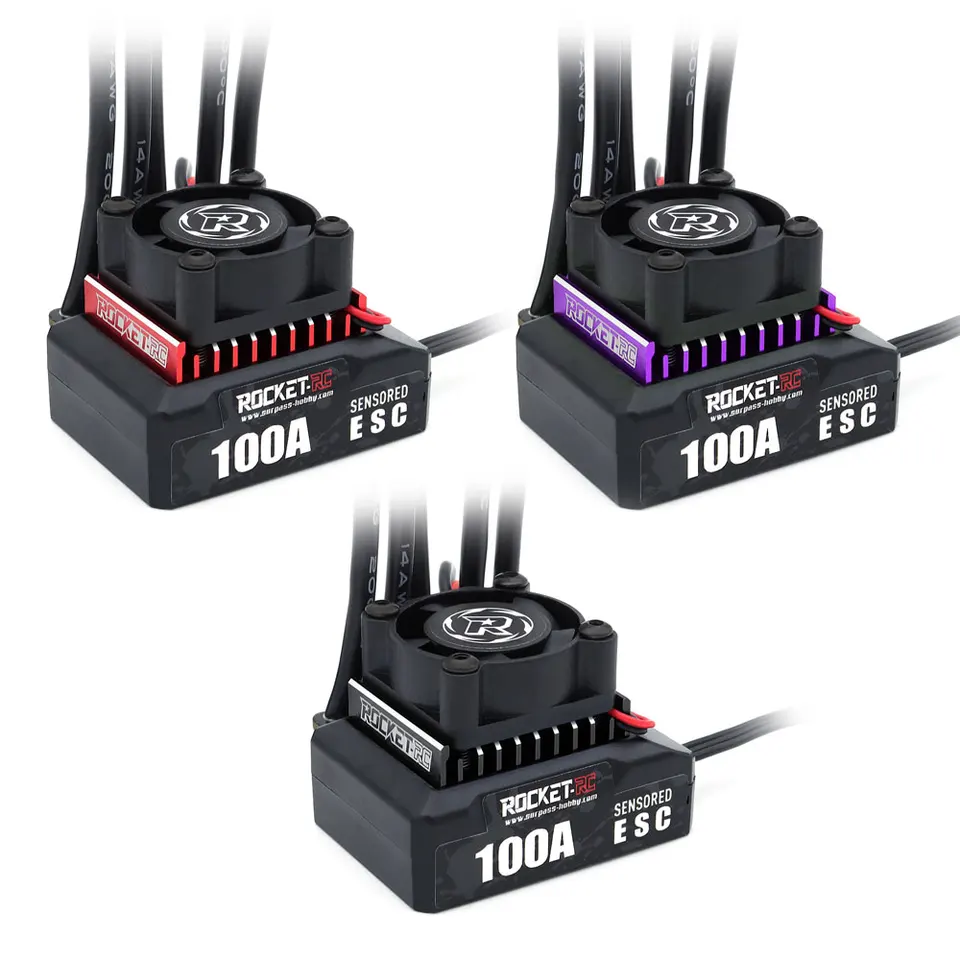 ROCKET-RC 100A ESC センサー付きブラシレス電動スピード