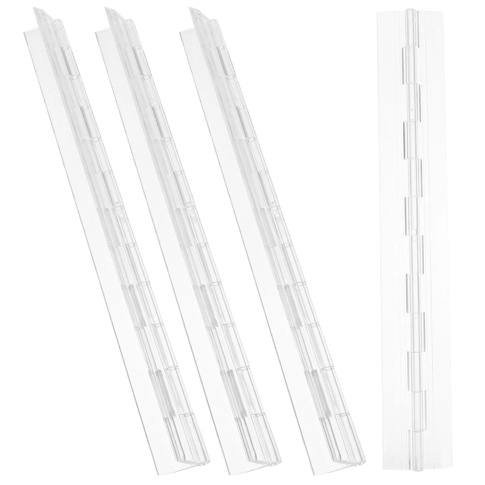 

4 pcs Acrylic Hinges Clear Cabinet Door Hinge for Wooden Box Decorative Furniture Accessories Transparent