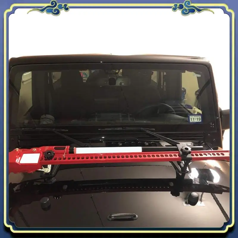 

AU16-High Lift Jack Hood Mounts Brackets Hood Bracket Car Modification Accessories For Jeep Wrangler JK 2007-2018