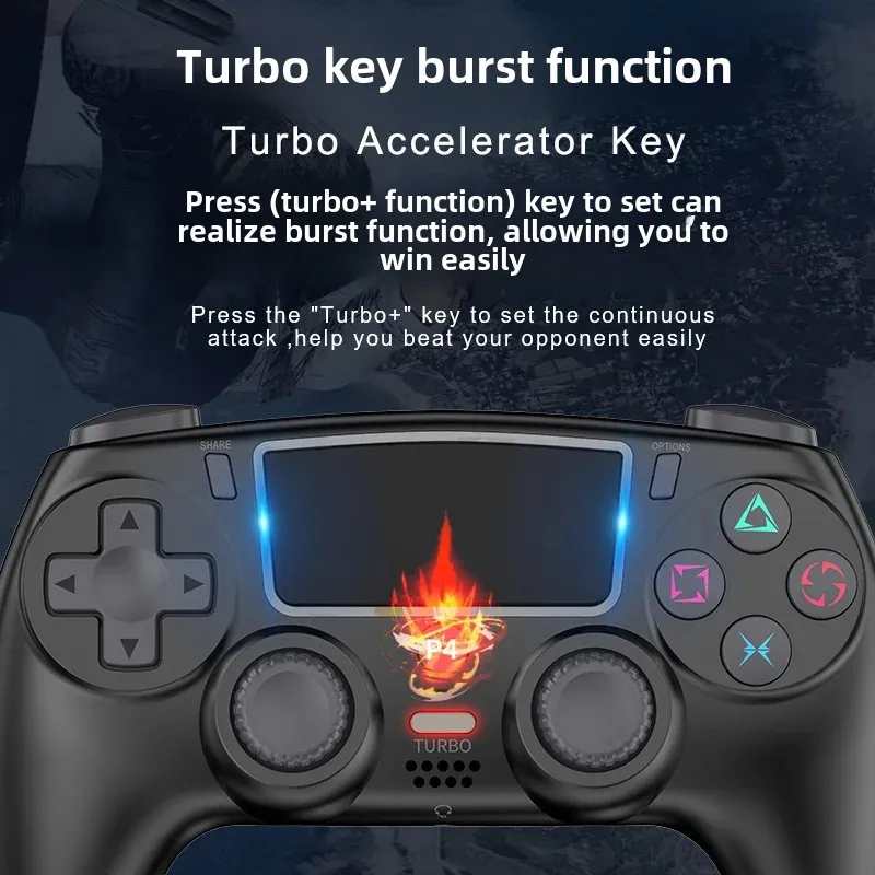 Wireless Bluetooth PS 5 Game Controller Six-Axis Dual Vibration Motion Sensing Computer Handle For Gaming And Boating Accessorie