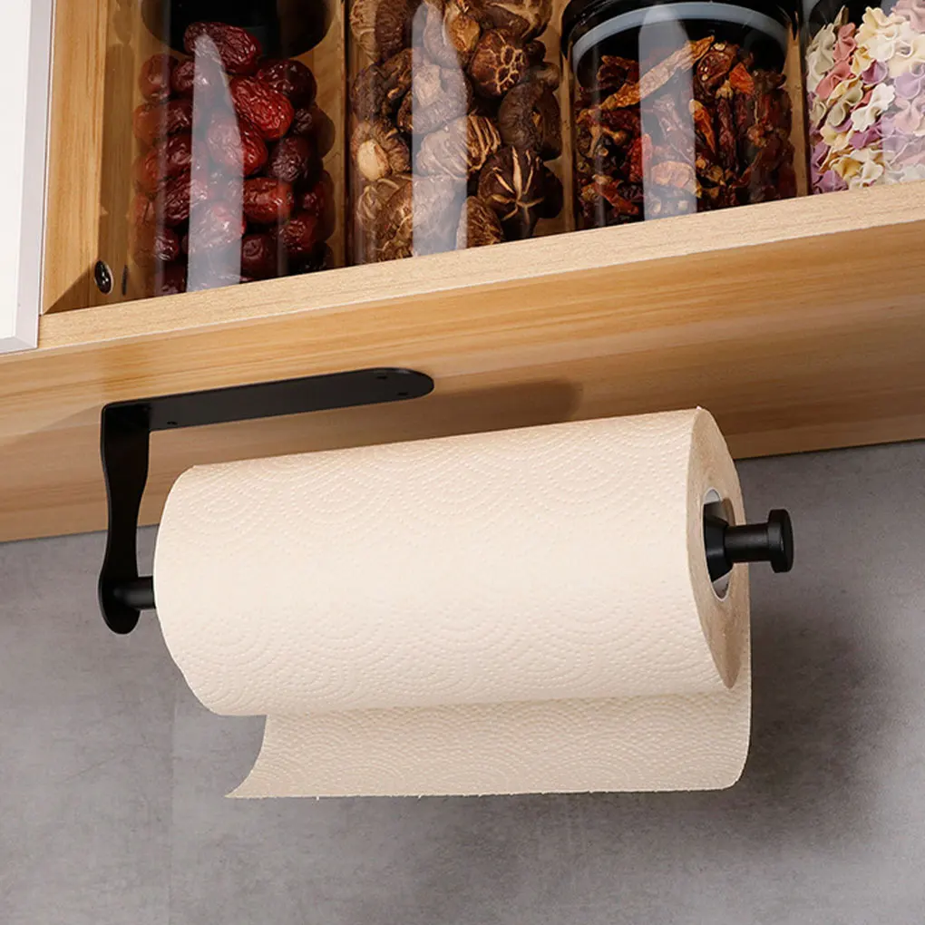 Paper Holder Roll Stand Damping Puncture-free Kitchen Gadget Type