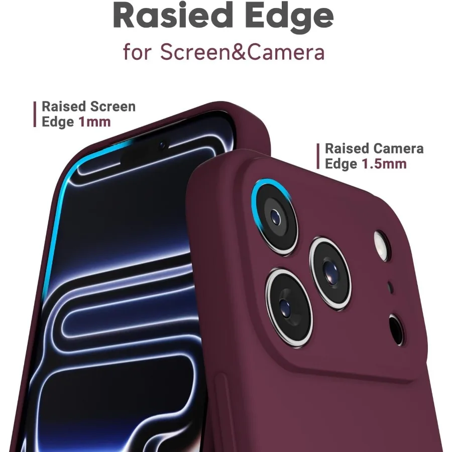 Capa ultrafina de gel de silicone macio para iPhone 17 Pro Max com design minimalista fosco TPU bonito feminino estético cor lisa