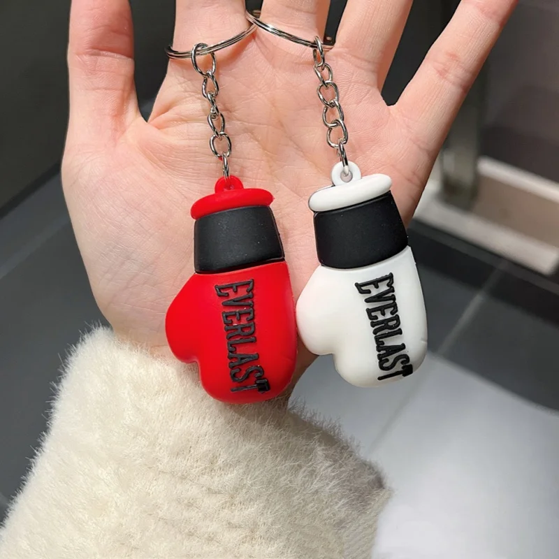 New 5/3/2 Pcs Mini Boxing Gloves Keychain Gloves Boxing Party Favors Christmas Ornament Decoration for Bag Accessories