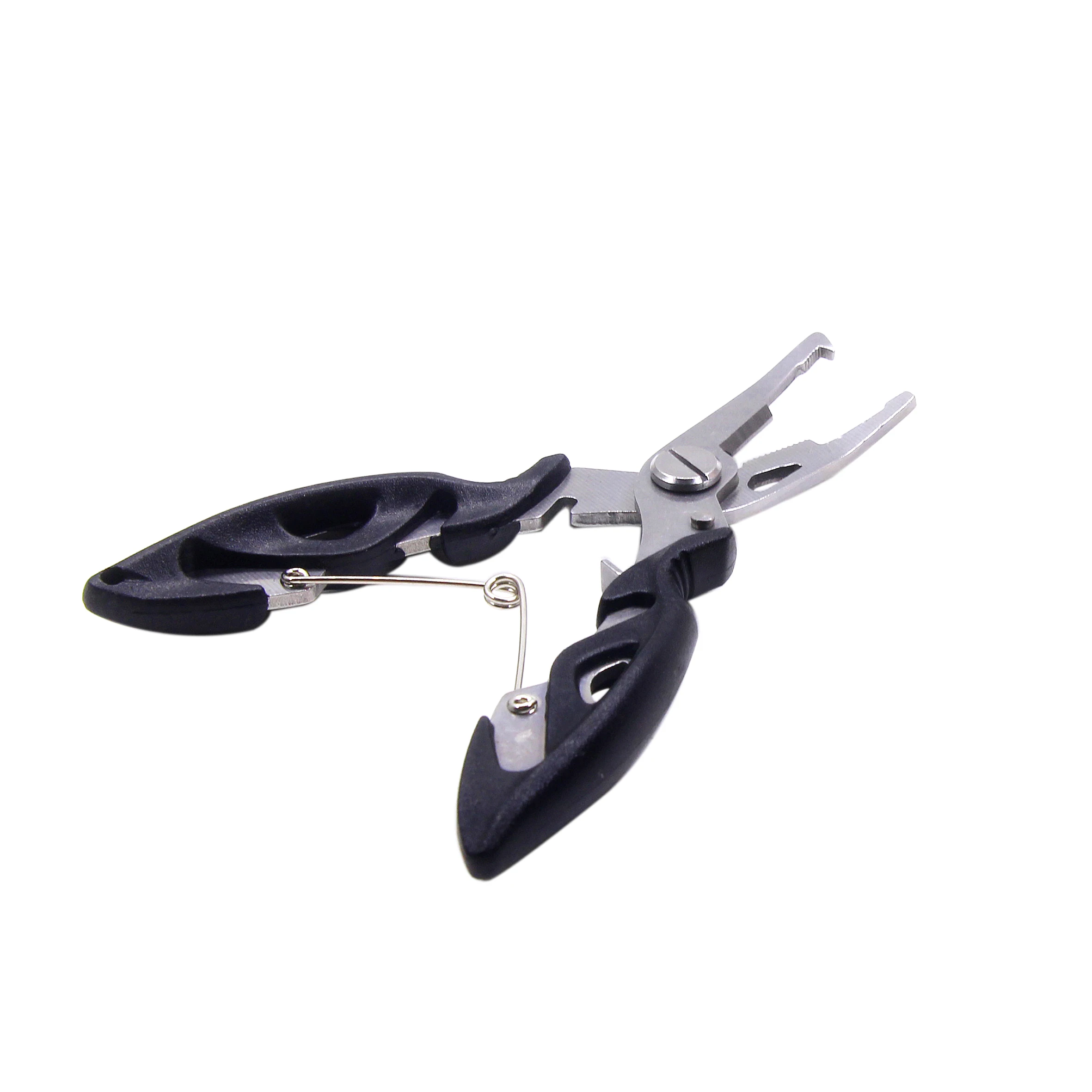 Fishing Pliers Stainless Steel Multifunctional Fishing Plier Braid Line Cutters Crimper Hook Remover With Sheath Lanyard Tools