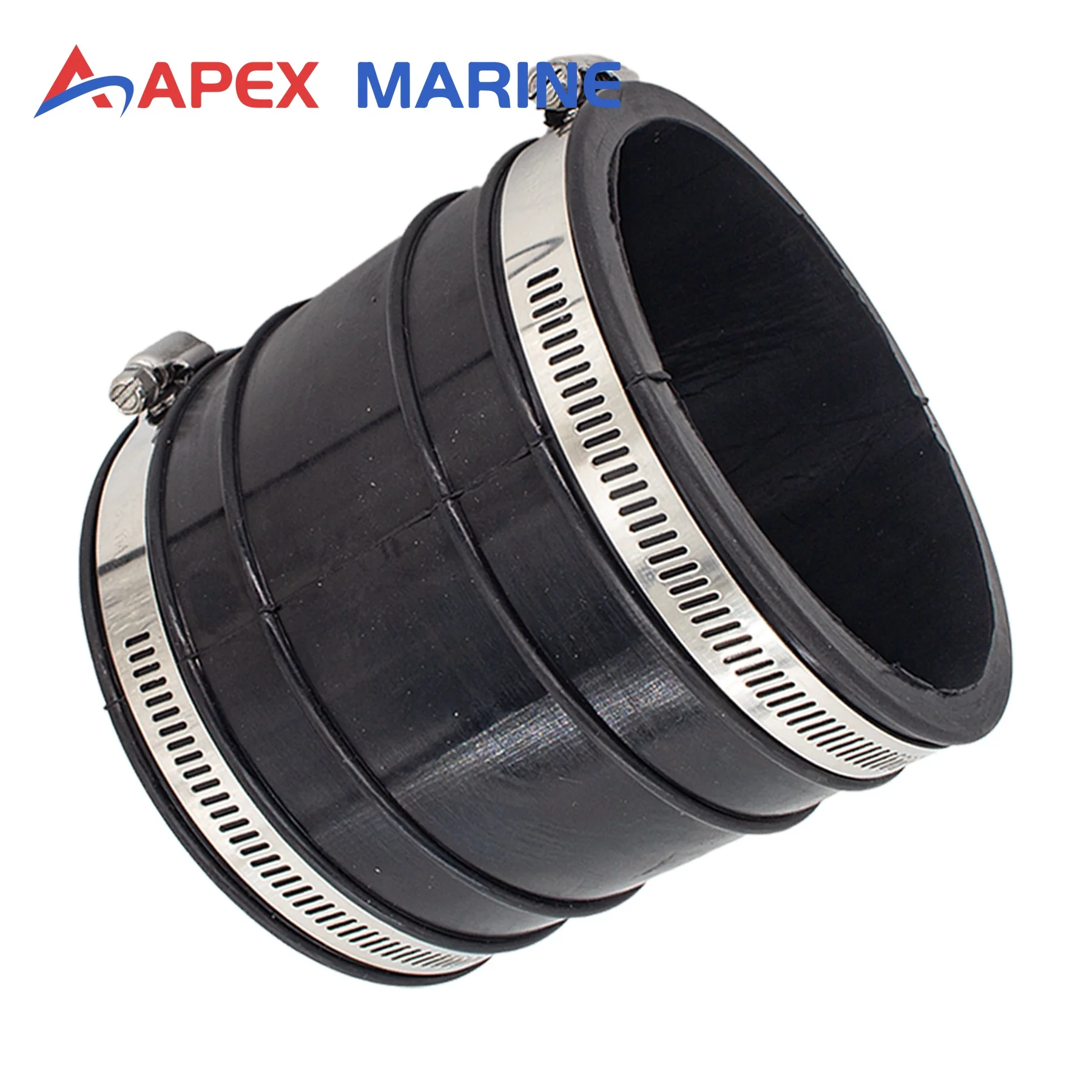 4 '' Upper Exhaust Tube Pipe Bellow Fits For Mercruiser 2.5L 3.0L 4.3L 7.4L MC1 Stern Drive 32-44348T 32-44348001 Sierra 18-2748