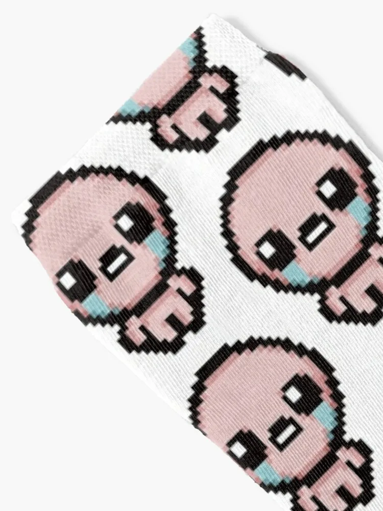 Isaac pixelart Socks Golf Socks