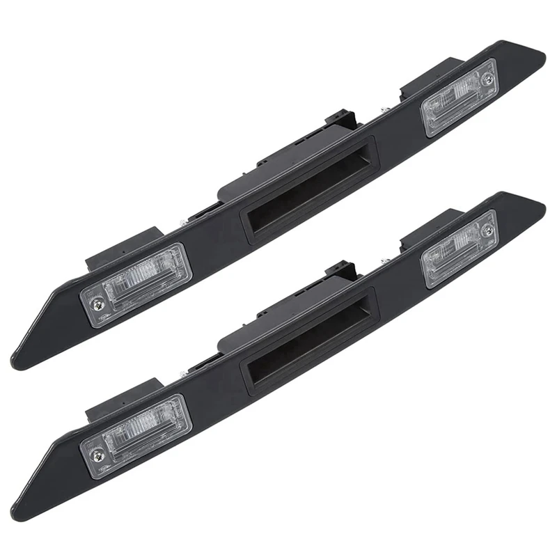 

2X Trunk License Plate Light 8P48275743FZ Rear License Plate Light Trim Assembly For - A3 A4 A6 Q7 RS3 S4 2003‑2013